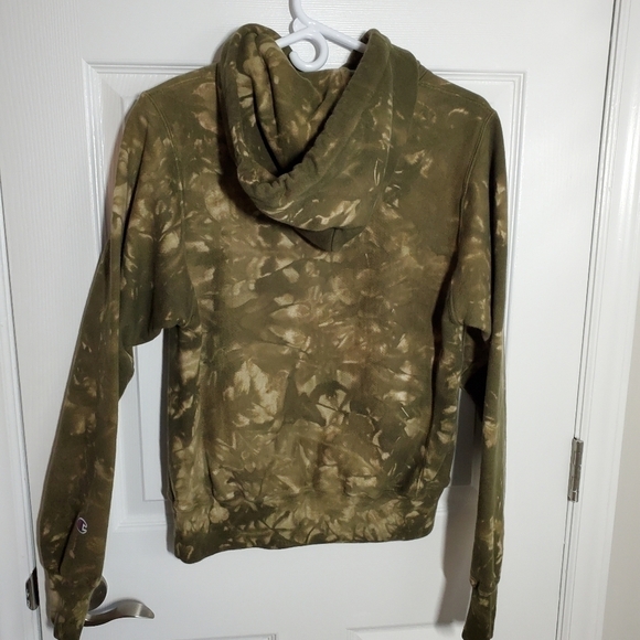 CHAMPION Bleach Dye Reverse Weave Hoodie - Picture 9 of 13